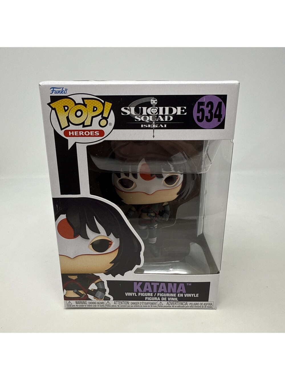 Funko Pop! Heroes Suicide Squad Isekai Katana #534 Vinyl Figure